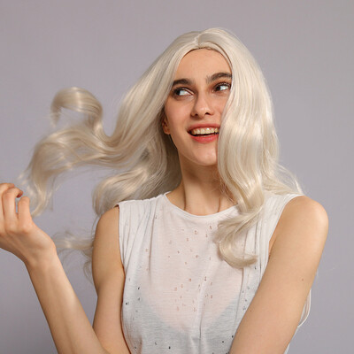 

〖Follure〗Sexy Women Girl Long Gradient Wig Wavy Curly Synthetic Fashion Wig Hot
