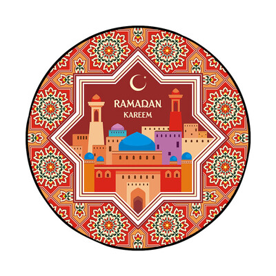 

Gobestart Ramadan Eid carpet For Home Moon Islam Muslim Festival Party Supplies