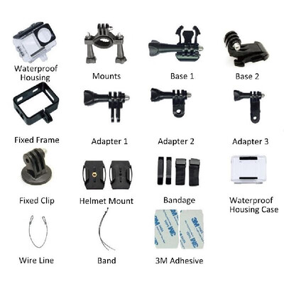 

Sports Action Outdoor Camera Waterproof Dual Screen Sport Camera Wide Angle WiFi 4K HD 720P DVR Cam USB