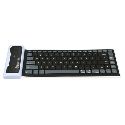 

85 Keys Ultra Thin BT Mini Keyboard Foldable&Portable Dustproof Waterproof For Desktop Laptop Tablet&Mobile phone