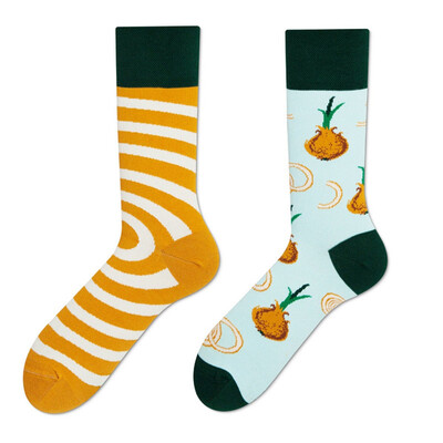 

1 Pair Man Women Cotton Socks Print Socks Funny Socks Skateboard Socks Asymmetric Socks Happy Socks