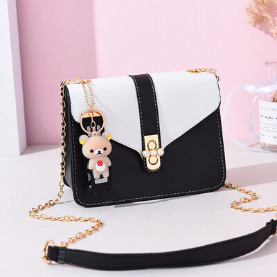 

Female bag 2019 spring&summer new wave female bag Korean version of the female bag fashion small fresh Messenger bag