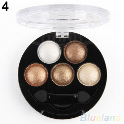 

5 Colors Professional Cosmetic Palette Makeup Tool Smoky Shimmers Eye Shadow