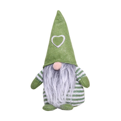 

Christmas Handmade Table Decor Dolls Non-Woven Hat Santa Figurines Ornament Holiday