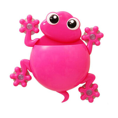 

Siaonvr Cute Cartoon Kids Toothbrush Toothpaste Holder Wall Mounted Suction Cup Bathroom Decor