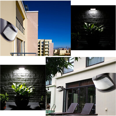 

Gobestart 8 LED Solar Induction Light Wall Lamp Infrared Sensor Lamp Outdoor Garden Lights