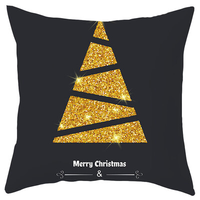 

Siaonvr Merry Christmas Short Plush Pillowcase Sofa Pad Set Home Decoration 18x18 Inch