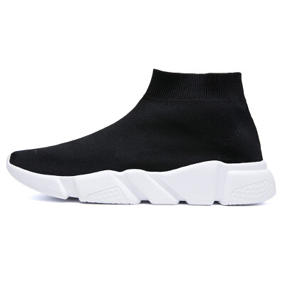 

Mens Vulcanized Canvas Shoes High Top Fashion Slip-on Comfortable Men Socks Sneakers Breathable Platform Shoes Plus Size 39-46