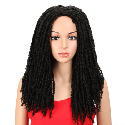 

Noble 22 Inch Synthetic Wigs Crochet Braids Twist Jumbo Dread Faux Locs Hairstyle Long Afro Brown Hair