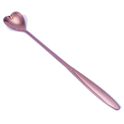 

Gold-Plated Cutlery Long Handle Flower Spoon Stainless Steel Flower Spoon Coffee Spoon