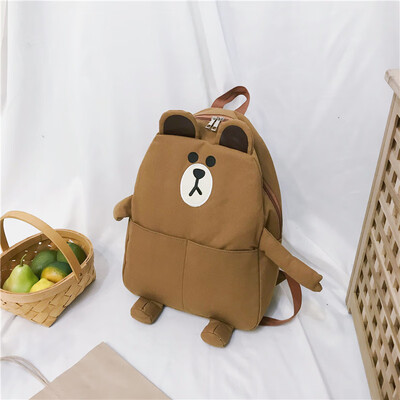 

Korean version of the schoolbag female Harajuku ulzzang high school students inswind backpack is a lovely old-fashioned shoulder b