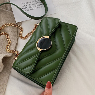 

Xiao Xiang Feng rhombog bag 2019 new Korean version simple small square bag leisure chain single shoulder oblique satchel bag