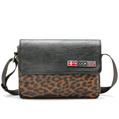 

Leopard one - shoulder bag camouflage one - shoulder bag fashion small bag Han edition male outdoor leisure oblique satchel