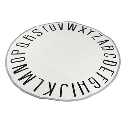 

Greensen 26 Alphabets Cotton Blend Round Mat Children Play Floor Mat Children Crawling Mat