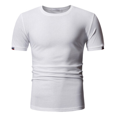 

Toponeto Summer Mens Fashion Casual Comfort Solid Color Short Sleeve Top Blouse