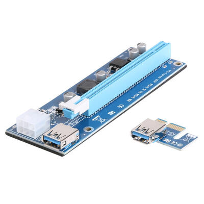 

6Pin PCI-E1X to 16X Extender Graphic Riser Card Adapter Cable for BTC Miner