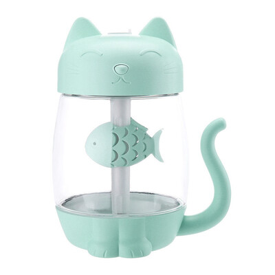 

Gobestart 3 In 1 Humidifier Cute Cat LED Humidifier Air Fan Diffuser Purifier Atomizer