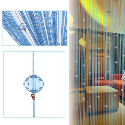 

Decorative String Curtain Beads Wall Panel Fringe Room Door Window