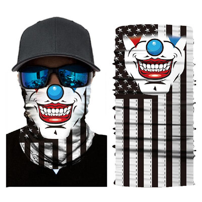 

New Cool Robot Skeleton Halloween Mask Scarf Joker Headband Balaclavas for Cycling Fishing Ski Motorcycle