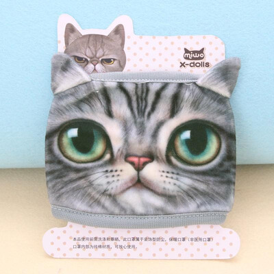 

New Fashion Unisex Mouth Mask 3D Animal Faces Cartoon Print Anti-Dust Nonmedical Creative Muffle