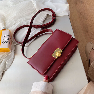 

Autumn&winter ins retro new small bag girl fashion 100 lap lady handbag with one shoulder oblique satchel