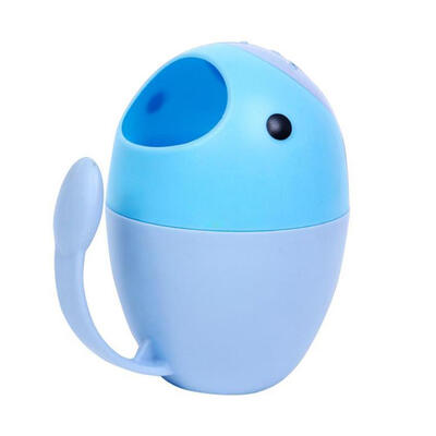 

Cute Egg Shaped Baby Bathing Cup Bailer Newborn Kids Shower Shampoo Cups