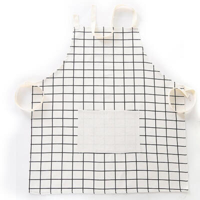 

Greensen Cotton Linen Lattice Apron Dirty&Oil Proof Fashion Aprons for Kitchen&Work Work Apron Lattice Apron