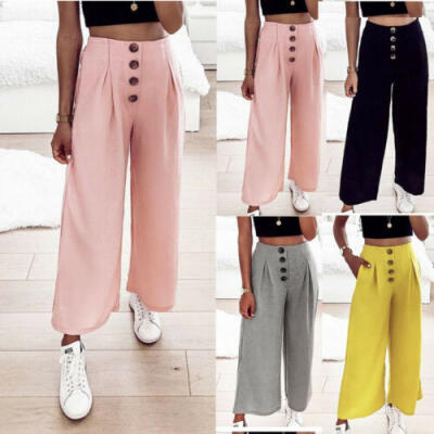 

Summer Women Harem Baggy Ladies Full Length Leggings Trousers Pants High Waist