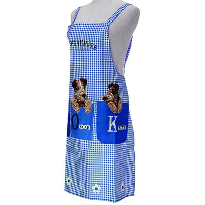 

Cute Pet Dog Apron Waterproof Sleeveless Pocket Overalls Kitchen Dress Smock