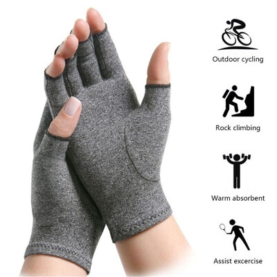 

Hands Arthritis Gloves Therapeutic Compression Arthritis Pain Relief Color Gray