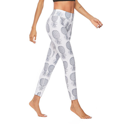 

Starmoon Womens Pineapple Digital Printed Tight Sports Running Fitness Yoga Pants