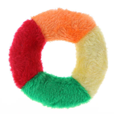 

Cute Donuts Puppy Dog Squeaker Squeaky Plush Sound Toys Pet Chew Throw Toys
