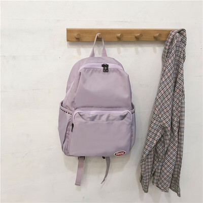 

Schoolbag female Korean version of high school ancient feeling girl backpack ins style college students junior high school double
