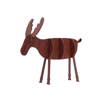 

Tailored 1 Pc Fashion Decoration Accessories Gift Christmas Ornament Wooden elk