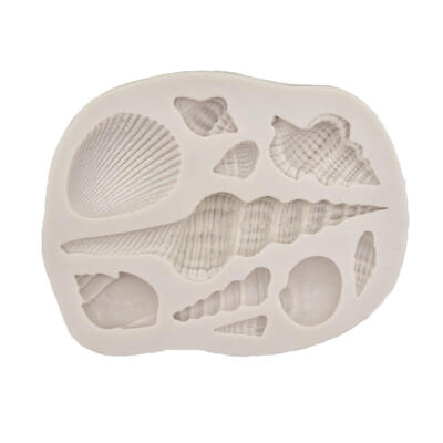 

Silicone Mold DIY Sea Shell Chocolate Fondant Cake Baking Decor Mould Tools