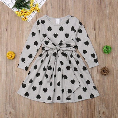 

Kid Baby Dress For Girls Mini Dress Tutu Skirt Princess Dress With Bowknote
