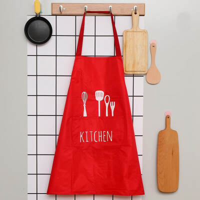 

Women Cooking Kitchen Restaurant Chef Adjustable Bib Apron Waterproof Oil Proof