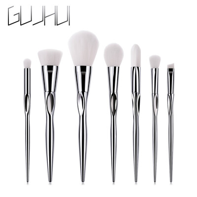 

Toponeto 7PCS Foundation Cosmetic Eyebrow Eyeshadow Brush Makeup Brush Sets Tools