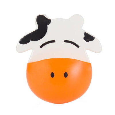 

Cute Cow Bathroom Kitchen Toothbrush Holder Suction Cups Hooks Storage