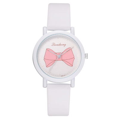

Fashion trend bow mirror belt quartz watch college wind student watch