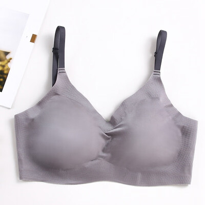 

Seamless Push-up Bras for Women Sexy Deep V Beauty Back Padded Bra for Daily Use Japan Casual Wirefree Comfy Sleeping Intimates