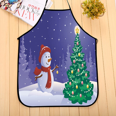 

Toponeto Christmas Decoration Waterproof Apron Kitchen Aprons Dinner Party Apron