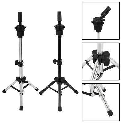 

2019 New Adjustable Hairdressing Tripod False Head Holder Hairdresser Training Head False Head Stand Hair Wig Mold