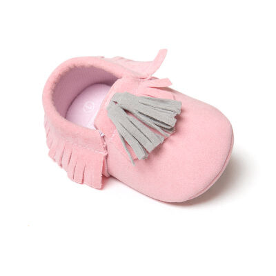 

Baby Shoes Multicolor Toddler Girls Boys Crib Shoes First Walkers 2018 New Newborn Tassel Soft Soled Prewalker Sneakers 0-18M