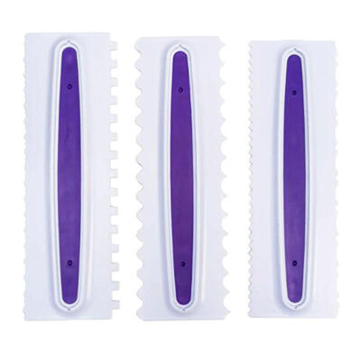 

3pcsSet Cake Cream Scraper Fondant Slicer Cutter Pastry Decorating Tools