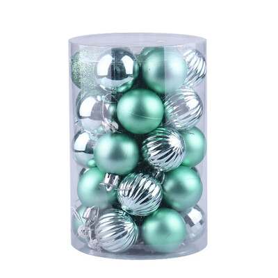 

34pcs 6cm Christmas Tree Decoration Ball Decoration Christmas Party Hanging Ball Assorted Set Christmas Tree Decoration Orname