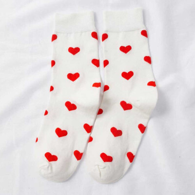 

Creative Fashion Kawaii Women Happy Food Poached Egg Painting Funny Cute Socks