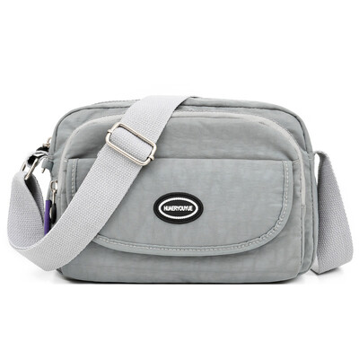 

Leisure shoulder bag waterproof slung wallet portable multilayer nylon canvas bag mother bag