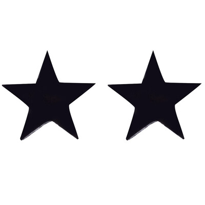 

1 Pair Fashion Lovely Geometric Pentagram Stainless Steel Stud Earring For Women