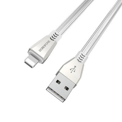 

Borofone BU2 24A Fast Charge Cable Tangle-free Flat Micro USB Type-C Lightning Charging Cord -Type-C